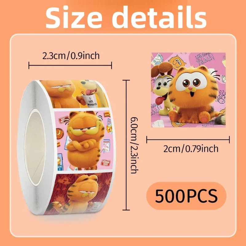 Garfield cartoon cute 500pcs r - Anime Merchandise Wholesale review and price
