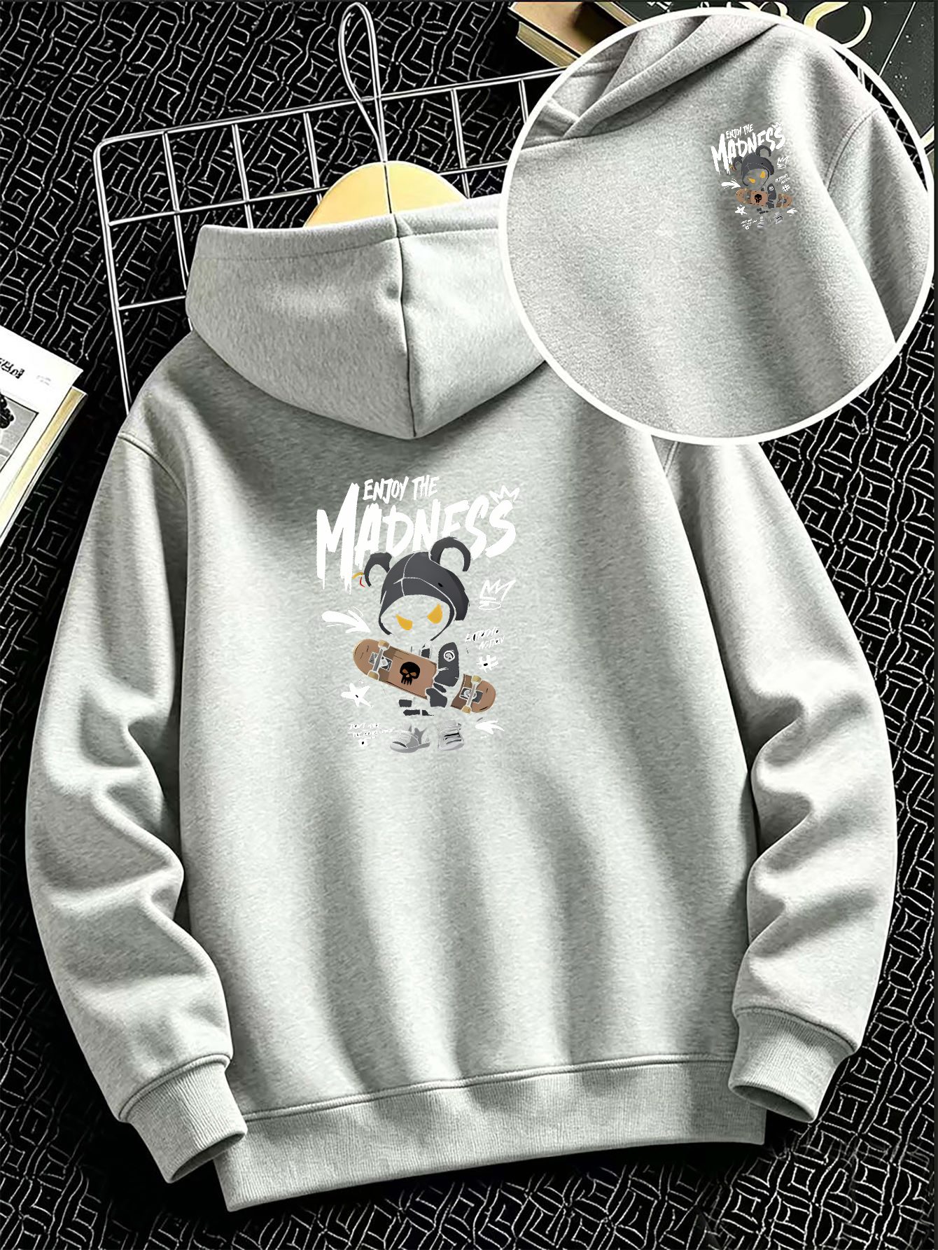 Boys' Fashion Hoodie: A Loose- - Anime Merch Hoodie review and price
