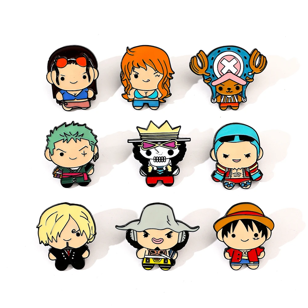 9 Pcs Creative Cartoon Brooch  - Enamel Pin Set review and price