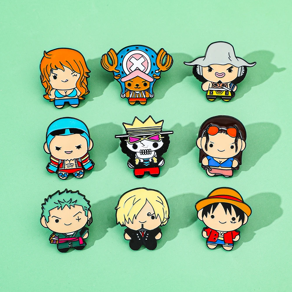 9 Pcs Creative Cartoon Brooch  - Enamel Pin Set review and price