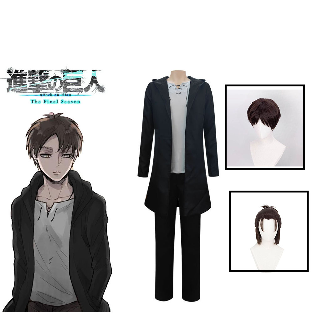 Eren Jaeger Cosplay Costume An - Anime Merchandise Online review and price