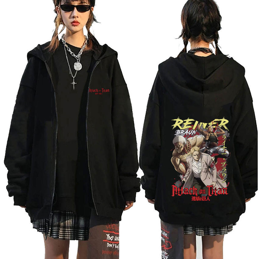 Anime Attack on Titan Reiner B - Anime Merch Hoodie review and price