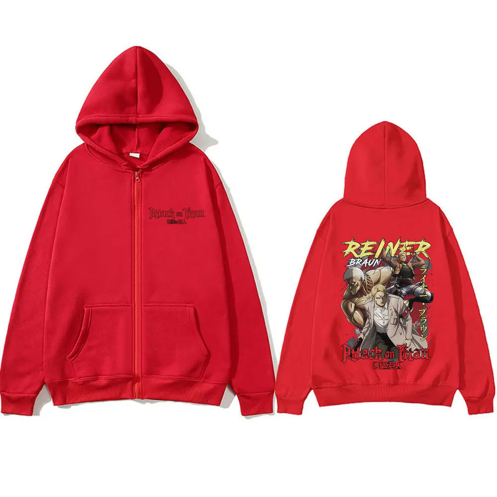 Anime Attack on Titan Reiner B - Anime Merch Hoodie review and price