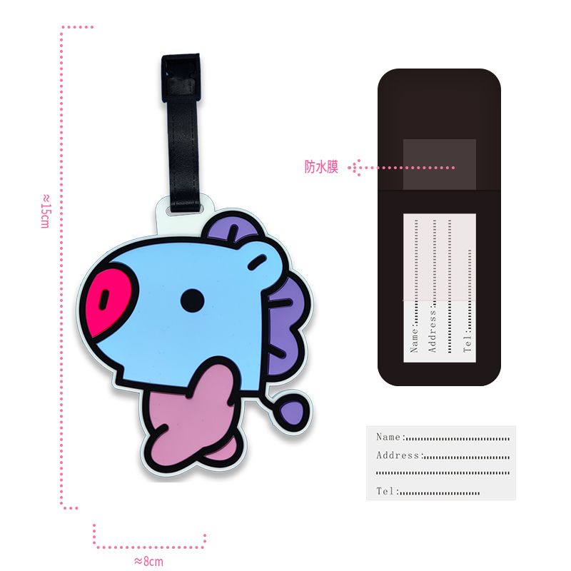 BT21 cartoon cute keychain Kaw - Anime Merchandise Online review and price