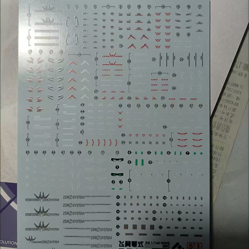 Hot EVO Decal RG43 for RG 1/14 - Bandai Gundam Rg review and price