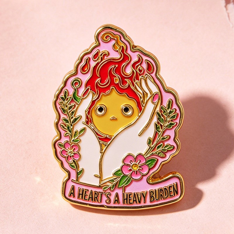 A HEART'S A HEAVY BURDEN Ename - Enamel Pin Set review and price