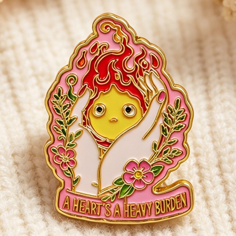 A HEART'S A HEAVY BURDEN Ename - Enamel Pin Set review and price
