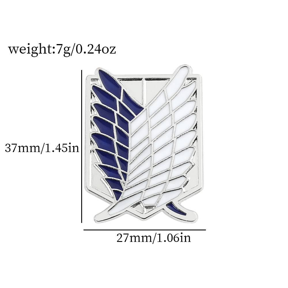 Anime Attack on Titan Enamel B - Enamel Pin Set review and price