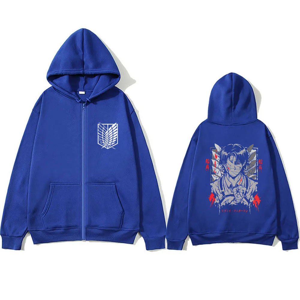 Anime Attack on Titan Levi Ack - Anime Merch Hoodie review and price