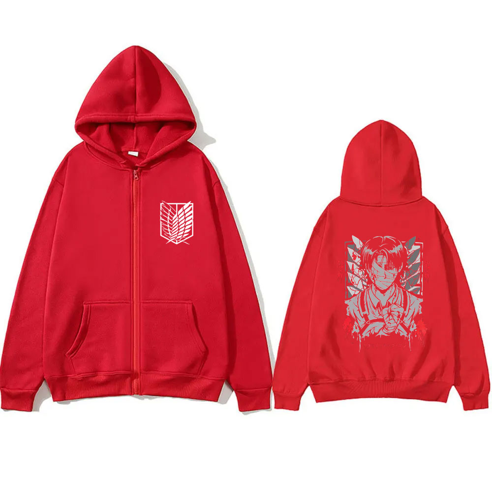 Anime Attack on Titan Levi Ack - Anime Merch Hoodie review and price