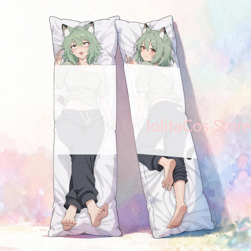 Chainsmoker Cat Yani Neko Sato - Body Pillow Cover review and price