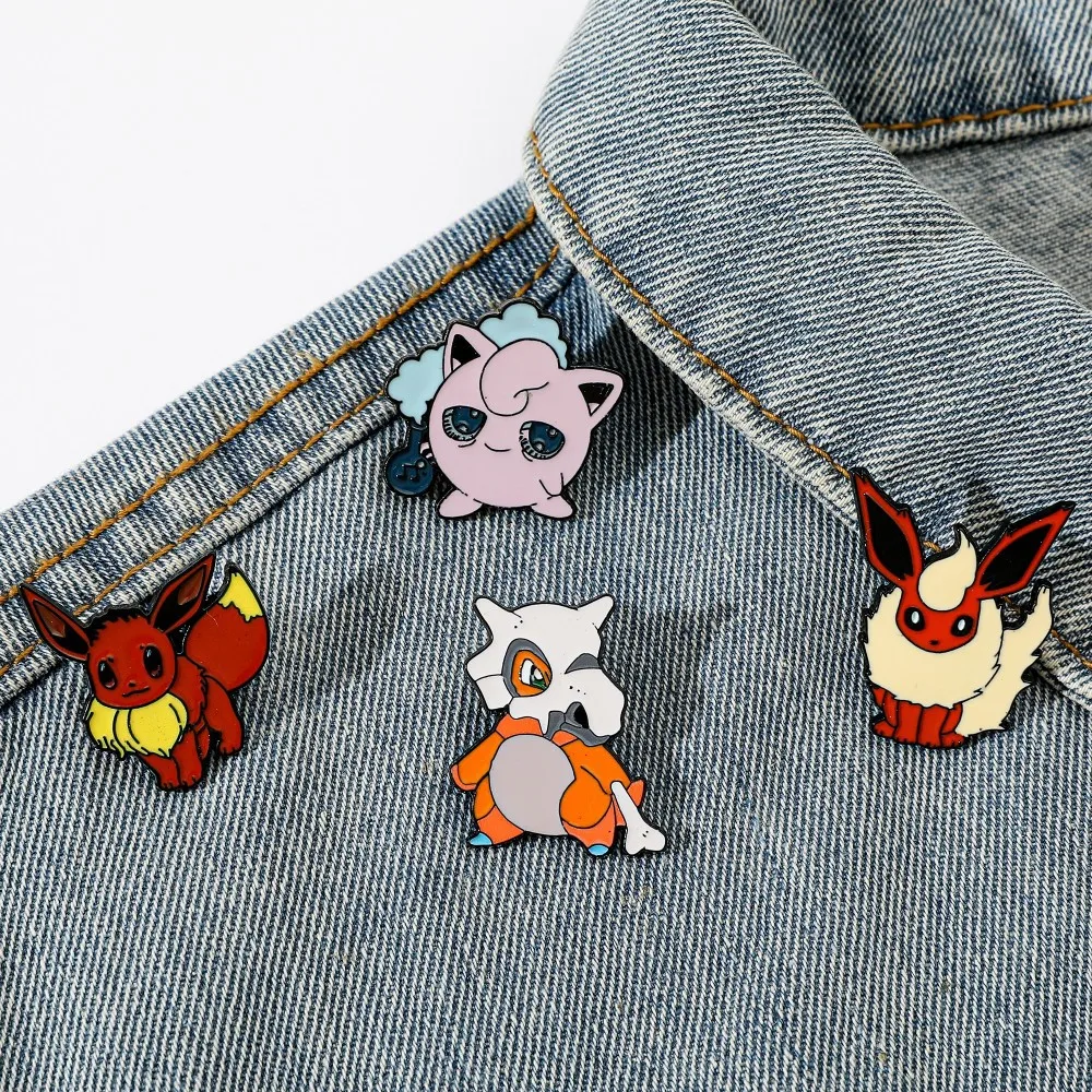 4 Pcs Characters Cartoon Brooc - Enamel Pin Set review and price